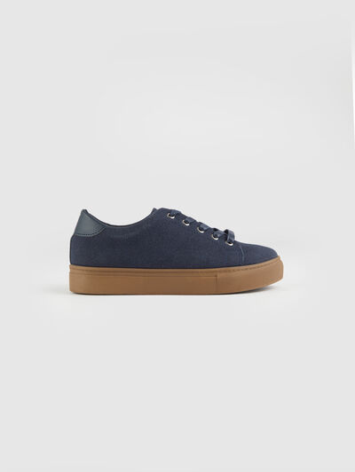 SNEAKERS BEAT KIDS AZUL MARINO