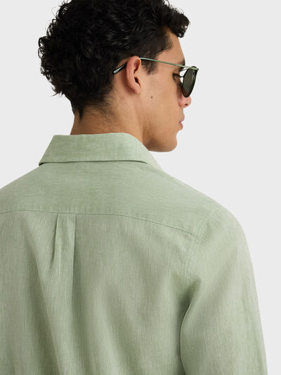 CAMISA LINO ALEX VERDE