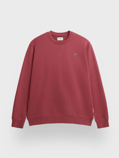 SUDADERA BASICA ROJO