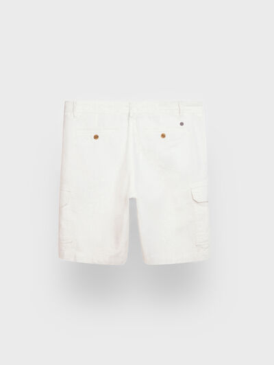 BERMUDA TINTADA CARGO CRUDO