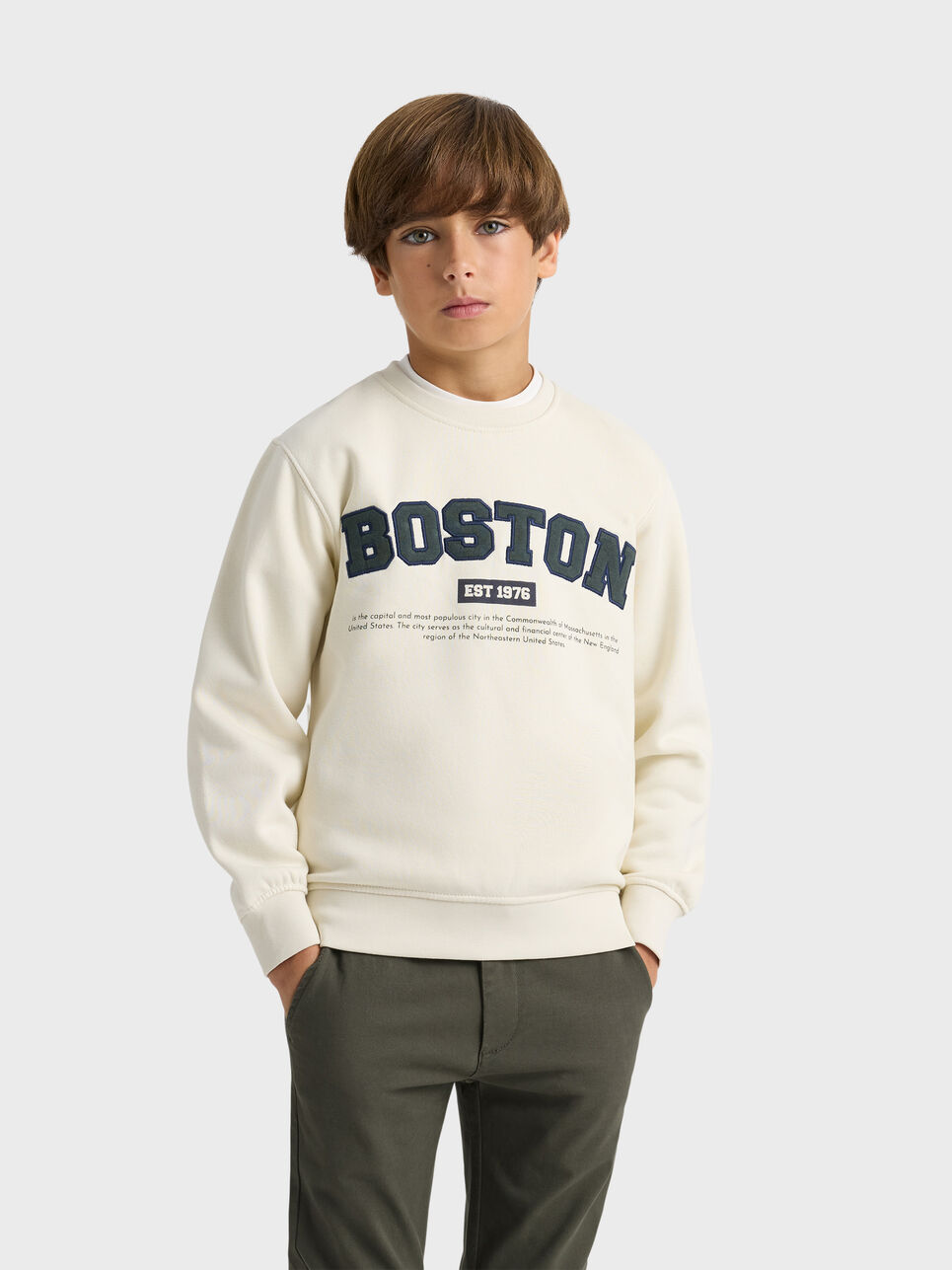 SUDADERA BOSTON KIDS