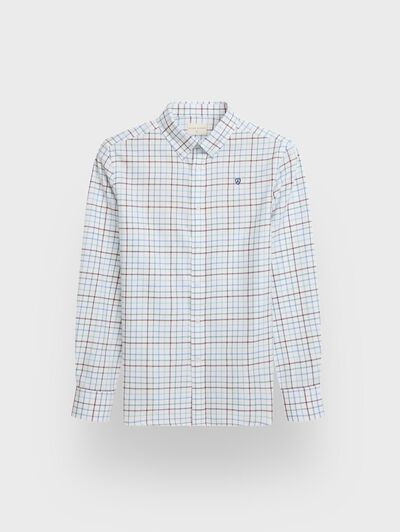 CAMISA FLANNEL CHECKS BURDEOS
