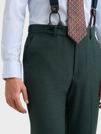 PANTALON CAPOLUNGO FIL A FIL VERDE