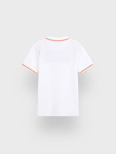 POLO FLAG KIDS BLANCO