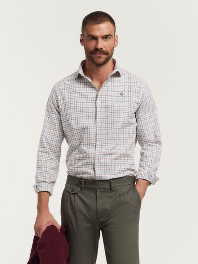 CAMISA FLANNEL CHECK JK  ROJO