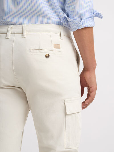 PANTALON CARGO ELVIS CRUDO