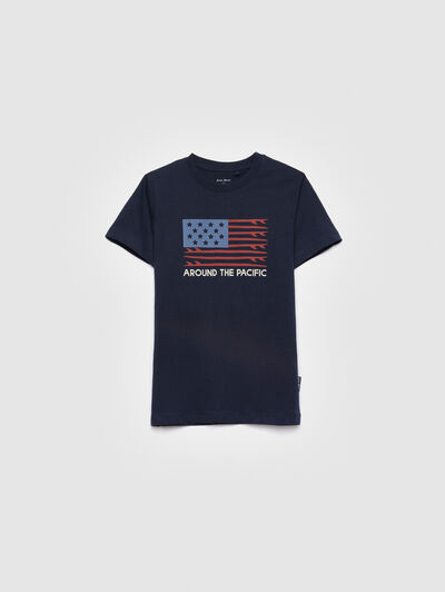 CAMISETA USA KIDS AZUL MARINO