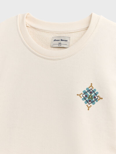 SUDADERA ETHNIC KIDS CRUDO