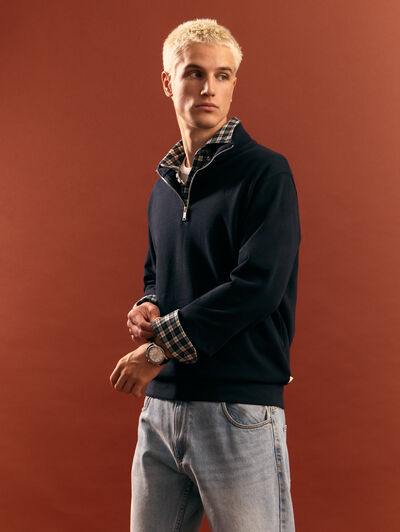 SUDADERA SIMPLY AZUL MARINO