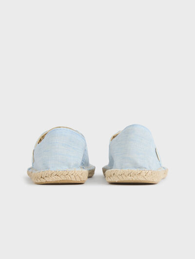 ESPADRILLES LINEN CELESTE