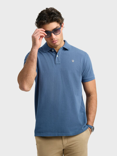 POLO BASIC AZUL
