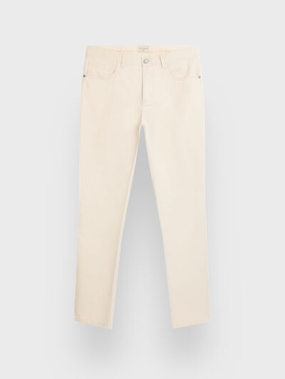PANTALON DIAGONAL 5P CRUDO