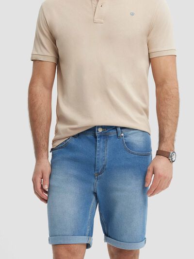 BERMUDA DENIM VUELTA AZUL