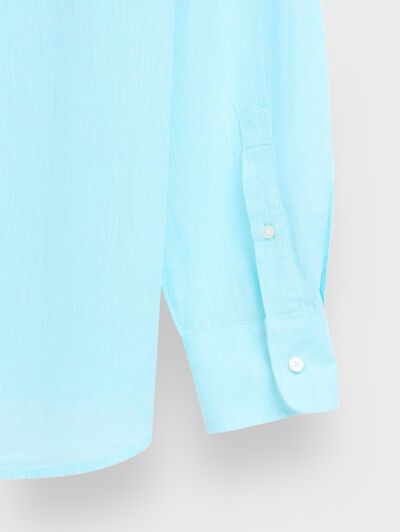 POLERA LINO MAO VERDE AGUA