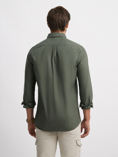 CAMISA OXFORD DYE VERDE