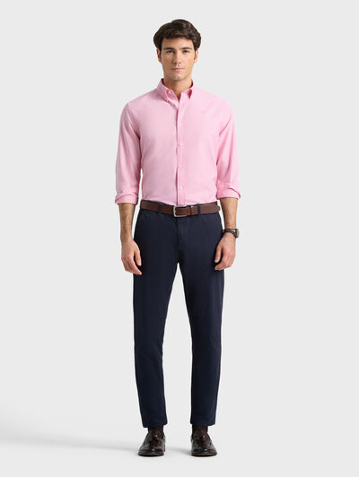 CAMISA OXFORD SOLID CORAL