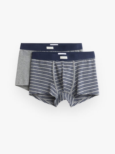 BOXER RAYAS GRIS