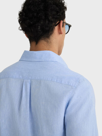 CAMISA LINO ALEX AZUL