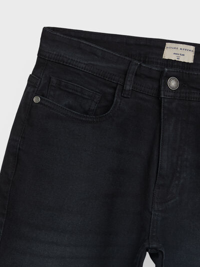 DENIM DARK SLIM NEGRO