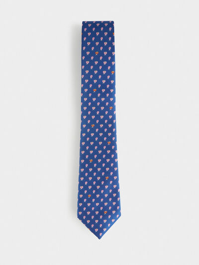 CORBATA JACQUARD MF AZUL