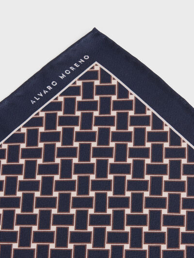 PA&Ntilde;UELO PRINTED AZUL MARINO