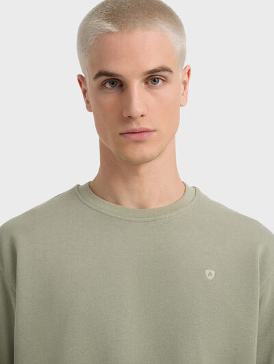 SUDADERA BASICA VERDE