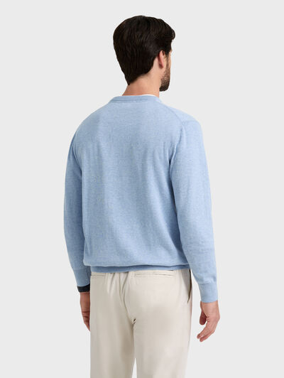 JERSEY ROUND NECK TRENDY CELESTE