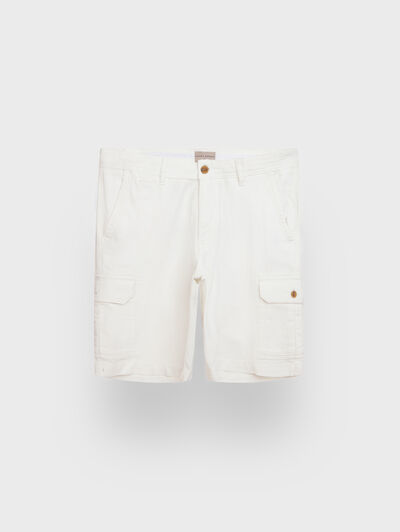 BERMUDA TINTADA CARGO CRUDO