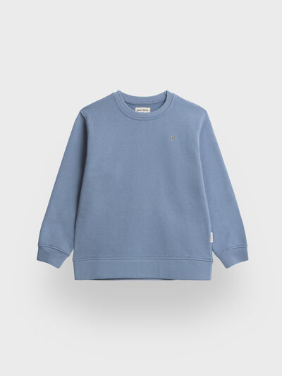 SUDADERA BASIC KIDS AZUL