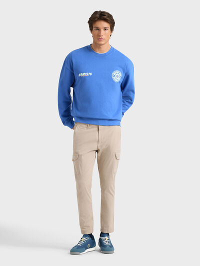 SUDADERA GENUINE AZUL