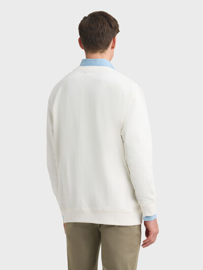 SUDADERA BASIC SPRING CRUDO