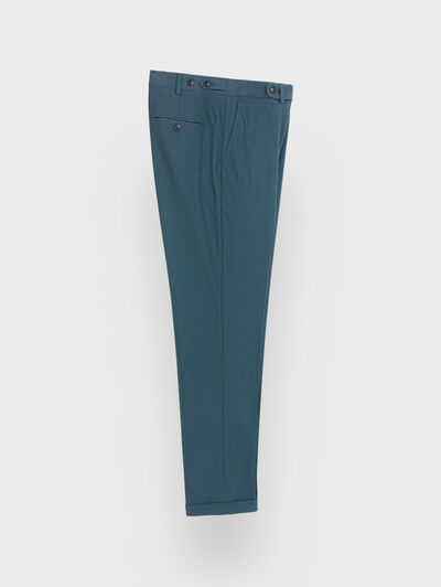 PANTALON CAPO MICROPUNTO AZUL