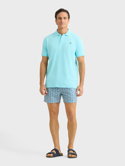 POLO TRENDY VERDE AGUA