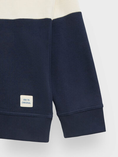 SUDADERA POLO 1976 CELESTE