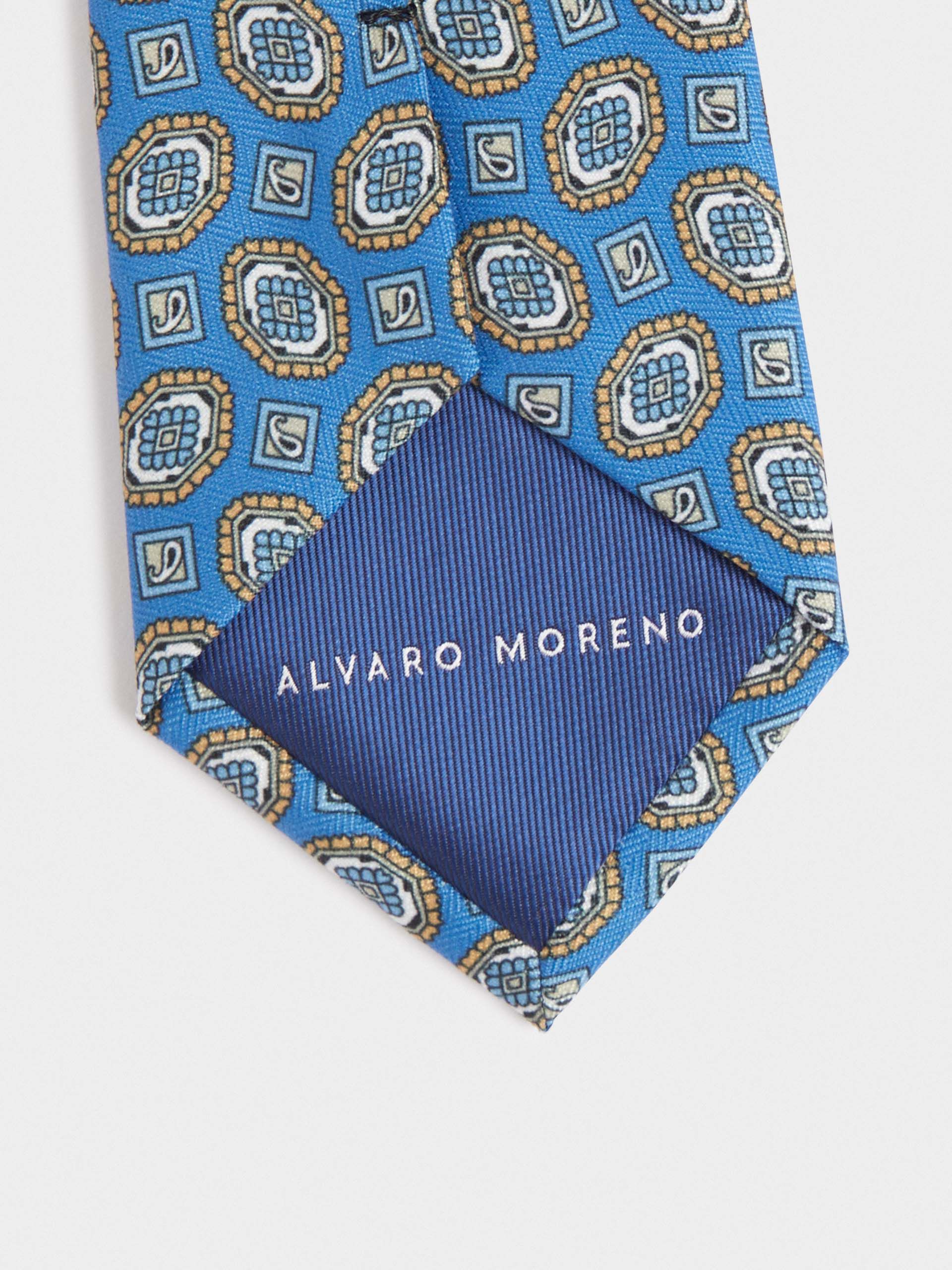 CORBATA PRINTED AZUL