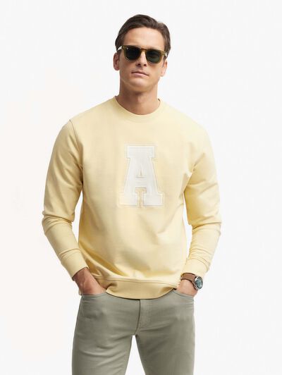 SUDADERA COLLEGE AMARILLO