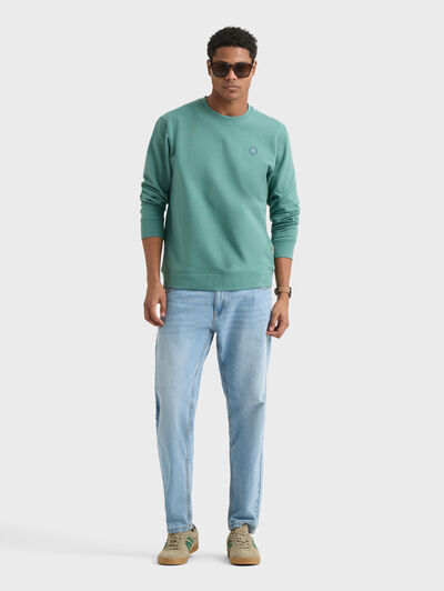 SUDADERA BASIC SPRING VERDE