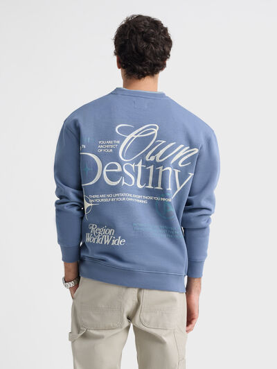 SUDADERA DESTINY AZUL