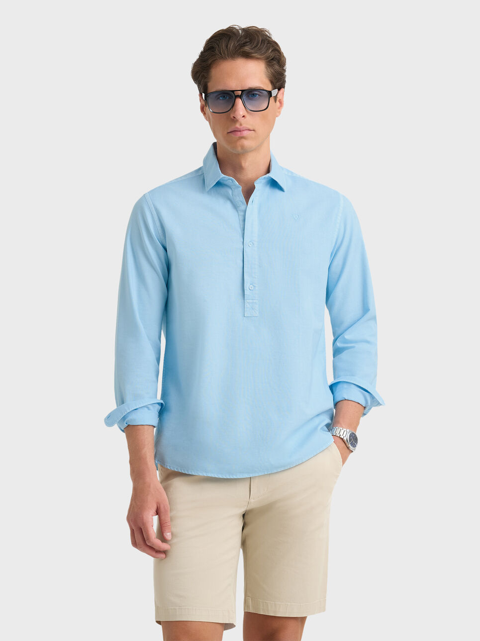 POLERA OXFORD DYE