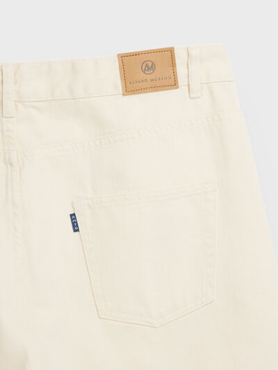DENIM RELAXED FIT BEIGE