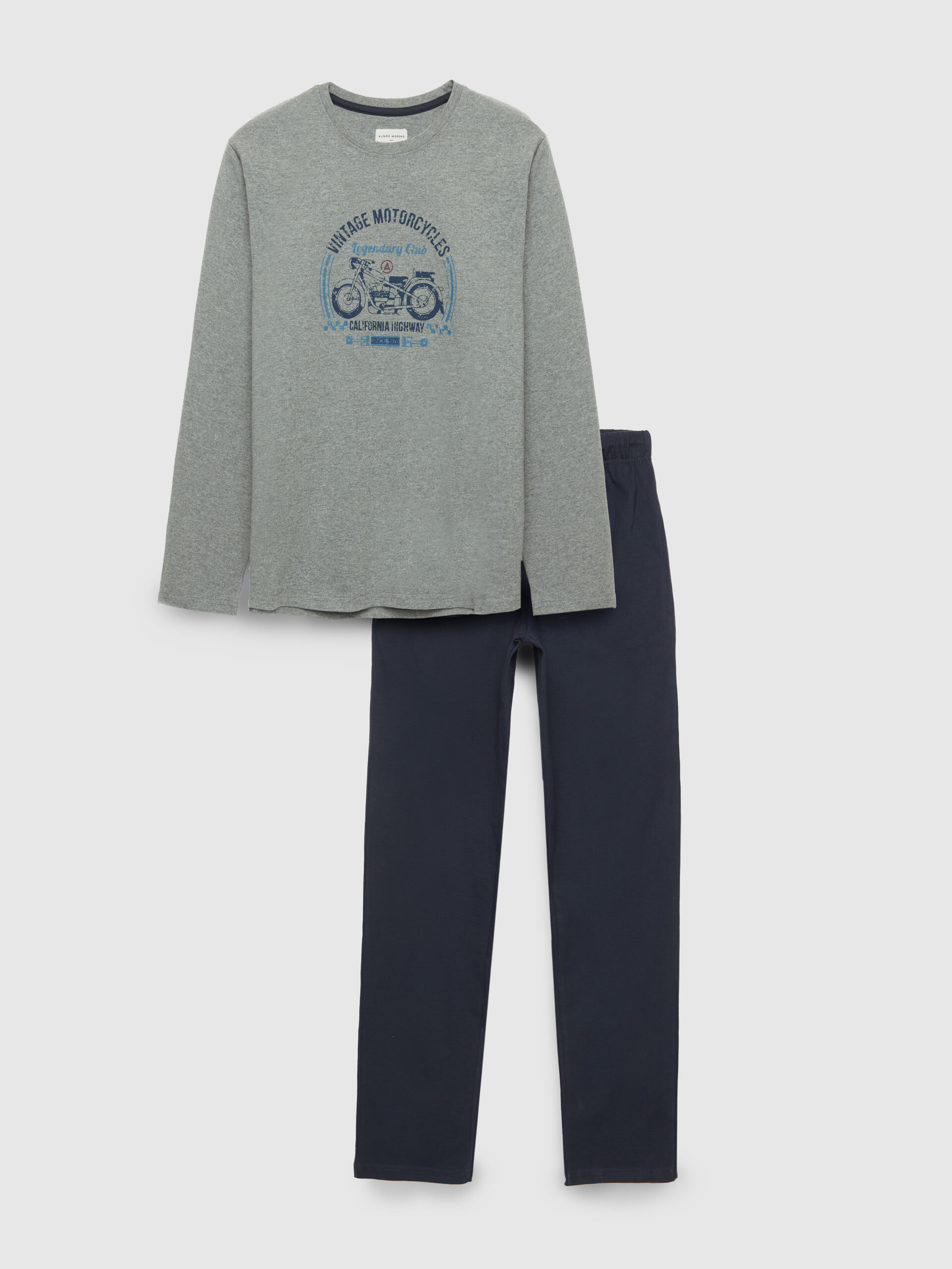 PIJAMA MOTORCYCLES GRIS