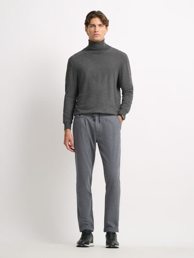 PANTALON FRANELA GRIS