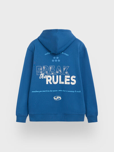 SUDADERA BREAK AZUL