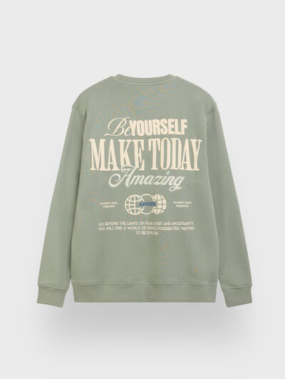 SUDADERA POSITIVITY VERDE