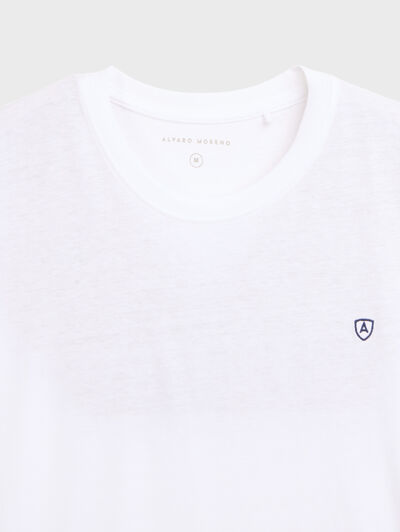 CAMISETA BASICA BLANCO