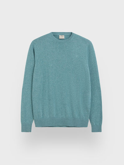 JERSEY ROUND NECK AZUL