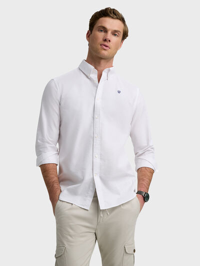 CAMISA OXFORD BASIC BLANCO