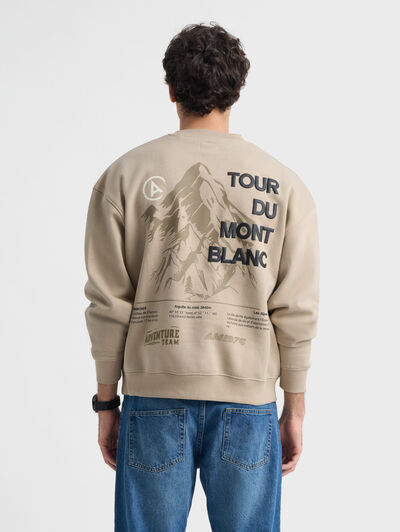 SUDADERA MONTBLANC CAMEL
