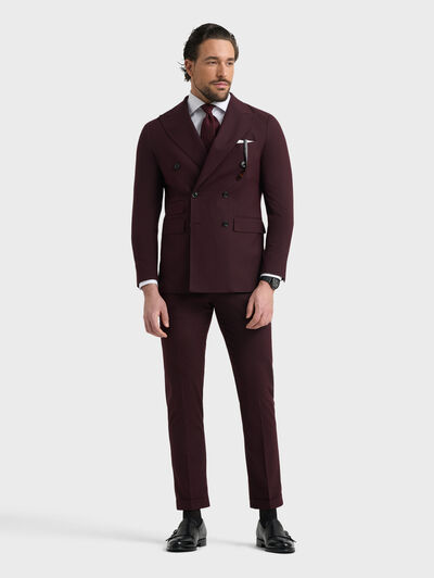 AMERICANA DOPPIO PLAIN BURDEOS