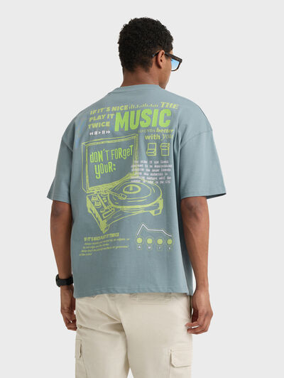 CAMISETA MUSIC VERDE